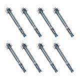 Klipsli Dübel M12 X 90 Mm 8 Adet Set Çelik Gövdeli Beton Tuğla Taş Uyumlu Güçlü Sabitleme Dübel Seti