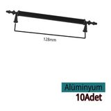 Klipso Alüminyum 128MM Siyah Mobilya Çekmece Mutfak Dolap Dolabı Kulpu Kulbu Kulpları 10 Adet