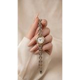 KLISHE Butik Kadın Çelik Saat Gold & Gümüş Renk Roma Rakamlı Kadran Vintage Old Money Lüks Zarif Şık Kadın Kol Saati | Limited Edition 2026