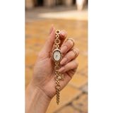 KLISHE Butik Kadın Çelik Saat Gold Renk Butterfly Charm Gold Taşlı Old Money Vintage Lüks Zarif Şık Kadın Kol Saati 2026