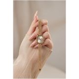 KLISHE Butik Kadın Çelik Saat Gold Renk Vintage Saat Old Money Luxury Lüks Zarif Şık Kadın Kol Saati Limited Edition 2026