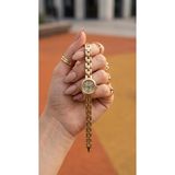 KLISHE Butik Minimal Kadın Çelik Saat Gold Renk Vintage Mini Oval Kasa Zarif Old Money Klasik Şık Kadın Kol Saati | Limited Edition 2026