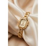 KLISHE Butik Pinterest Kadın Çelik Saat Gold Renk Vintage Old Money Luxury Edition Zarif Şık Kadın Kol Saati 2026