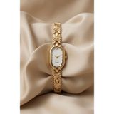 KLISHE Butik Queen Kadın Çelik Saat Gold Renk Vintage Old Money Luxury Edition | Zarif Şık Kadın Kol Saati 2026