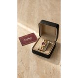 KLISHE Luxury Kadın Çelik Saat Gold Renk & Bordo Kadran Özel Tasarım Zarif Kadın Kol Saati Deri Lüks Kutulu Limited Edition 2026