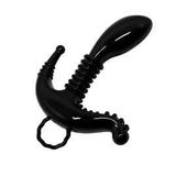 Klitoral Uyarıcılı Prostat Stimülatör Anal Plug - B1100