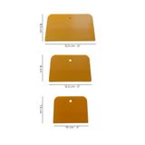 KLON 3'lü set Ragle/Plastik Spatula/Çekçek;Cam filmi,Cam sticker,PPF,kaporta macun, Derz/Silikon,alçı,Hamur