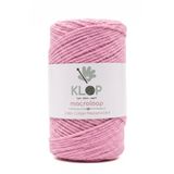 KLOP 2mm Koton Pamuk Makrome İpi Premium 145 m 200 gr Zincir Çanta Supla İpi Pembe