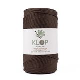 KLOP 2MM Polyester Makrome İpi 230m 200gr Supla ve Çanta İpliği (Kahverengi)