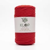 KLOP 2MM Polyester Makrome İpi 230m 200gr Supla ve Çanta İpliği (Kırmızı)