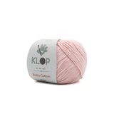 KLOP Amigurumi ve Bebek Battaniyesi İpi Baby Soft Cotton 50 gr 130 Metre Pamuk Bebe Pembesi