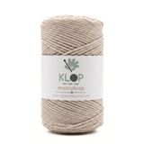 KLOP Supla İpi Koton Pamuk Makrome 2mm 145 Metre 200 Gram Premium Çanta Anahtarlık Örgü İpi Sütlü Kahve