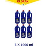 Klorak 6 Adet 1990 ml Kireç Sökücü - 2 lt
