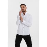 Klothy Erkek Gabardin Kumaş Pamuklu Yıkamalı Regular Kalıp Gömlek