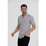 Klothy Erkek Kısa Kol Slim Fit Yazlık Örme Gömlek 2515