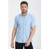 Klothy Erkek Kısa Kol Yazlık Slim fit Örme Gömlek 2600
