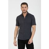 Klothy Erkek Kısa Kol Yazlık Slimfit Örme Gömlek 2586