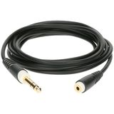 Klotz AS-EX6 Stereo Kulaklık Uzatma Kablosu 3m (6,3mm Jack - 3,5mm Socket)