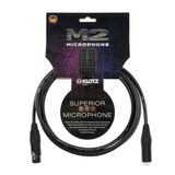 Klotz M2 MC2000 Mikrofon Kablosu Siyah 5m XLR NEUTRIK Uçlu