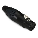 Klotz NC3FXXB Dişi XLR Konektör Neutrik
