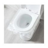 Klozet Kapak Örtüsü Dispenseri, Tek Kullanımlık Hijyenik - 50 Adet, Seyahat, Otel, Avm, Okul,
