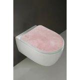 Klozet Kapak Ortusu Ultrasoft Duz Pembe