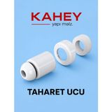 Klozet Taharet Çubuk Ucu Beyaz Seramik Kaplamalı Abs Malzeme ile Yüksek Su Direnç Seviyesi