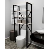 Klozet Üstü Düzenleyici Banyo Raf Beyaz