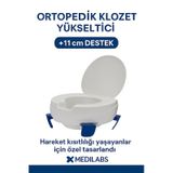 Klozet Yükseltici Tuvalet Yükseltici Tuvalet Oturma Desteği Klozet Yükseltici Aparat Beyaz