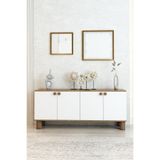 KLT Modüler Atlas Çok Amaçlı 150 cm Bohem Konsol 4 Kapaklı Salon Mobilya