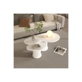 klubeconcept ARYA YUVARLAK BOHEM AYAKLI ORTA SEHPA VE YAN SEHPA 2Li % 100 MDF