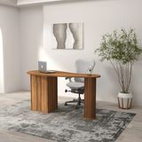 Klubeconcept Bohem %100 Mdf Oval Tasarım Ofis ve Çalışma Masası 120 cm - Kahverengi