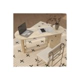 klubeconcept Mila Modern Çekmeceli Dolaplı Çalışma Masası %100 MDF 160x60x75 cm