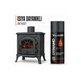 Kluger DYNAMO YÜKSEK ISIYA DAYANIKLI SPREY BOYA ANTRASİT 700° - SOBA BOYASI-EGZOZ BOYASI-RADYATÖR BOYASI-MANGAL BOYASI