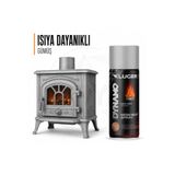 Kluger DYNAMO YÜKSEK ISIYA DAYANIKLI SPREY BOYA GÜMÜŞ 700° - SOBA BOYASI-EGZOZ BOYASI-RADYATÖR BOYASI-MANGAL BOYASI