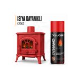 Kluger DYNAMO YÜKSEK ISIYA DAYANIKLI SPREY BOYA KIRMIZI 700° - SOBA BOYASI-EGZOZ BOYASI-RADYATÖR BOYASI-MANGAL BOYASI