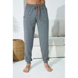 Kly 120R Erkek Likralı %100 Pamuklu Paça Manşetli Lastikli Eşofman/Pantolon/Pijama Altı