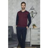 Kly 7420 Erkek Battal V Yaka Pijama Takımı