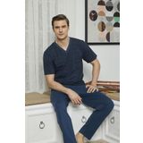 KLY 7557 Erkek V Yaka Pijama Takım