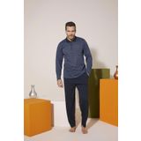 Kly 9213 Erkek Polo Yaka Pijama Takım