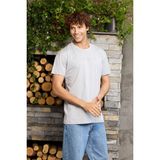 Kly Büyük Beden Erkek O.yaka T-Shirt T-511B - Gri - 5XL