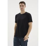 Kly Erkek Kısa Kol Bisiklet Yaka Basic Modal Lacivert T-Shirt C1T2N5 - XL