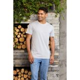 Kly Erkek O Yaka T-Shirt Konforlu Tasarım - Gri - 2XL