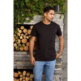 Kly Erkek O Yaka T-Shirt Konforlu Tasarım - Siyah