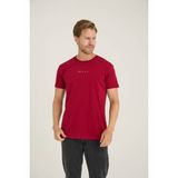 Kly Erkek O Yaka T-Shirt Şık Tasarım - Bordo