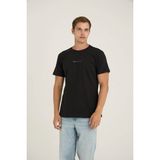 Kly Erkek O Yaka T-Shirt Şık Tasarım - Siyah