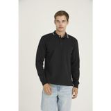 Kly Erkek Polo Yaka Pamuklu Yumuşak Dokulu Modern Sweatshirt