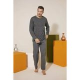 Kly Erkek Uzun Kol O Yaka Pijama Takım 9220