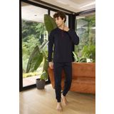 Kly Midi Yaka %100 Pamuk Erkek Pijama Takımı 9244