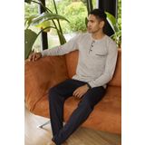 Kly Midi Yaka %100 Pamuk Erkek Pijama Takımı 9250